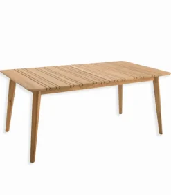 Table de jardin rectangulaire en teck FEROE