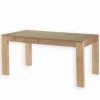 Table pin massif ciré MOVING + allonge
