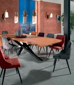 Table teck massif WILLOW