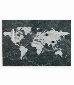 Tableau mémo magnétique map WORLDWIDE