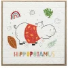 Tableau toile HIPPOPOTAME