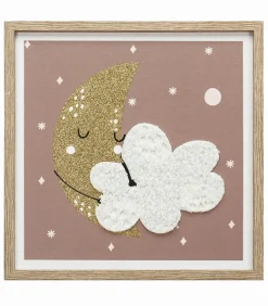 Tableau toile LUNE NUAGE