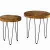 Tables basses gigogne teck Costa