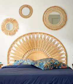 Tête de lit rotin MANDALA